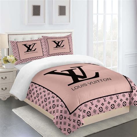 louis vuitton bed set pink|louis vuitton comforter sets.